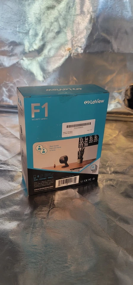 LaView Security Cameras 4pcs, Home Camera Indoor 1080P 4 Pack, White - Image 4 of 4