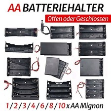 AA Batteriehalter Box Gehäuse Anschluss 1 2 ...