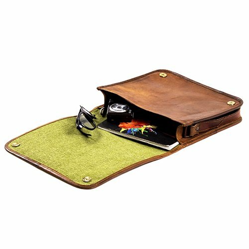 LEABAGS Sac à Bandoulière En Cuir Pour Hommes Et Femmes