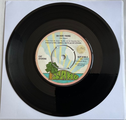 Cat Stevens - Oh Very Young - 7” Vinyl Single - Picture 3 of 3