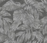 As Vliestapete Casual Living Anthrazit Floral 393404