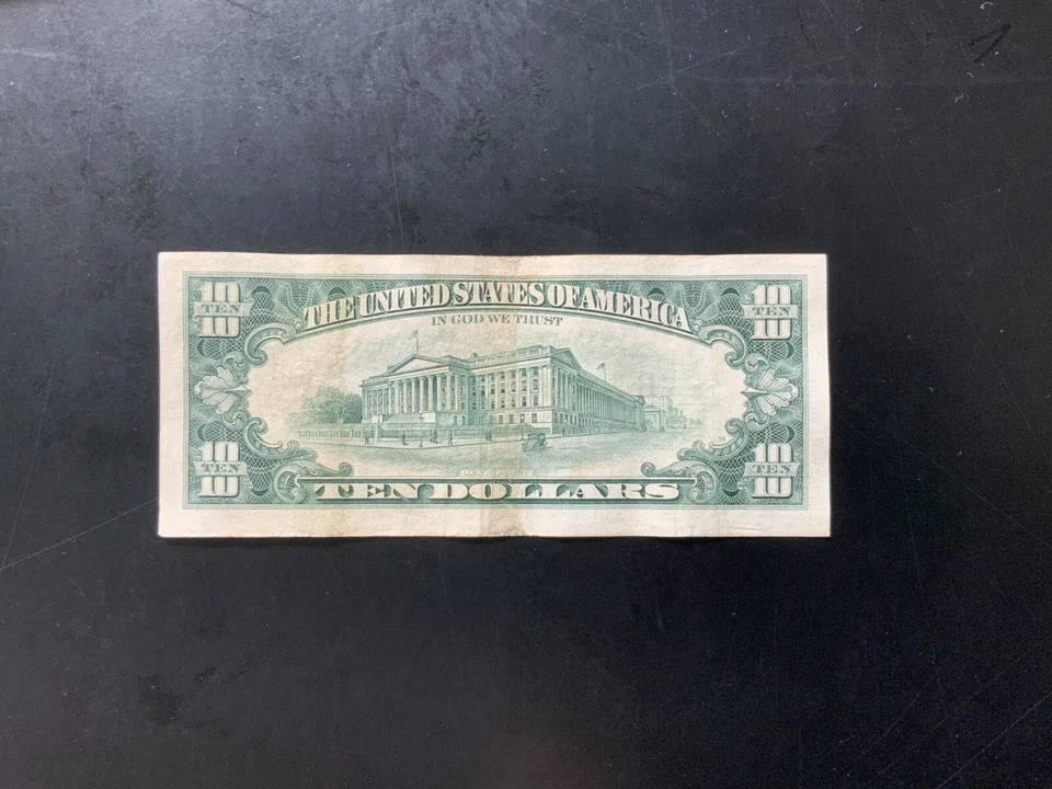 1993 $10 DOLLAR BILL B60252909B (BB) - Image 2 of 4