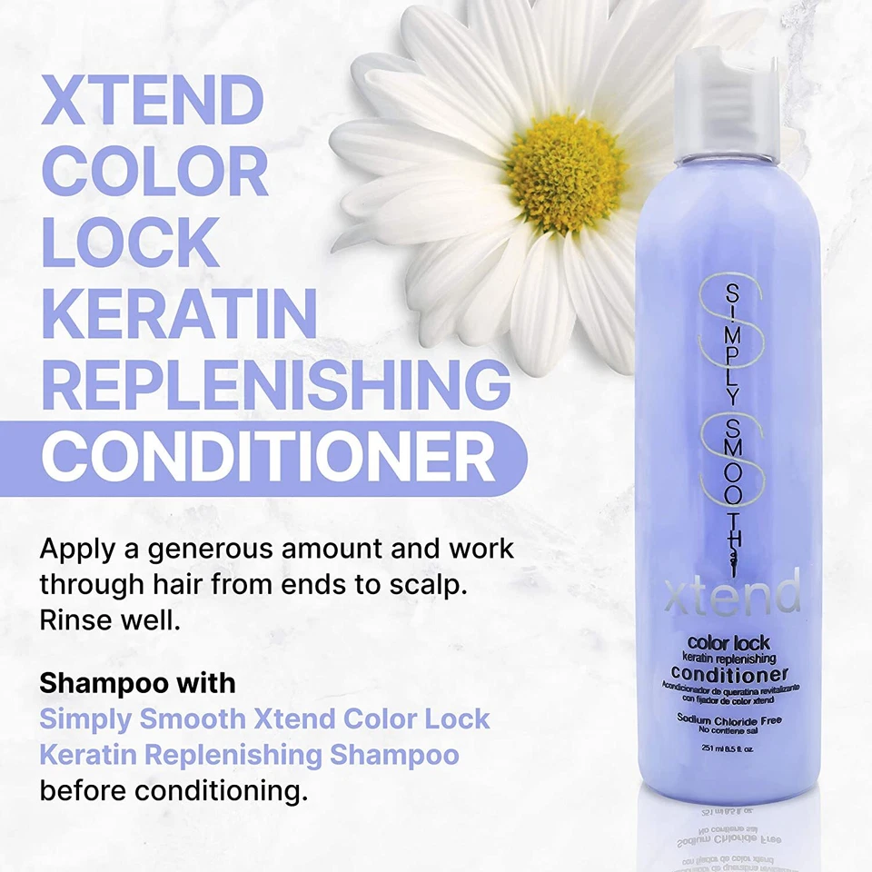 Paquete de 5 acondicionadores Simply Smooth Xtend Toning 4 champúes y bloqueo de color Foto 4 de 4