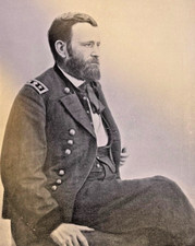 1912 Vintage Illustration General Ulysses S Grant in 1865