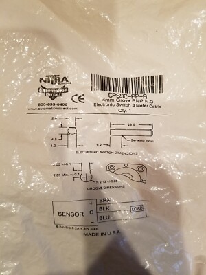 Automation Direct Nitra CPS9C-AP-A Cylinder Switch 4mm
