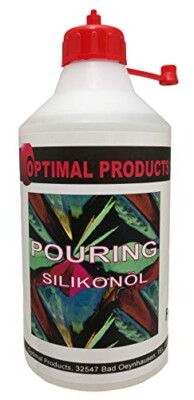 Pouring Silikonöl 500 ml | für intensive Farben! Geruchslos | Dosierverschluss