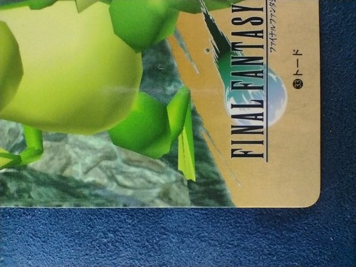 "Sapo"" mágico Final Fantasy 7 PS1 cuadrado BANDAI 1997 No.33 jcc Japón Envío directo - Imagen 4 de 10