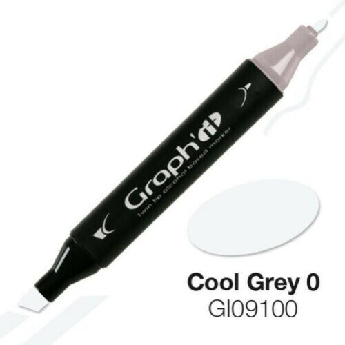 Marcador De Alcohol Graph 'It 9100 Cool Grey 0 - Imagen 1 de 2