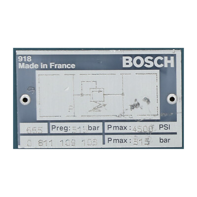 Bosch Rexroth 0811109103 Pilot Valve New NMP