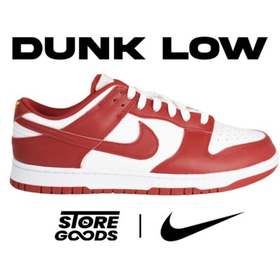 Nike Dunk Low Gym Red Rot USC EU45/US11 Sneaker Unisex Neu | Händler  DD1391-602