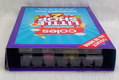 Coles Little Shop Mini Collectables Series 2 Full Complete Set