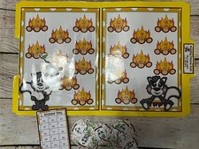 Roasting S'mores 2 digit Addition Math File Folder Game Literacy Center Bag Task