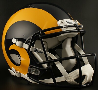LOS ANGELES RAMS NFL Riddell SPEED Full Size Replica Football Helmet COLOR  RUSH