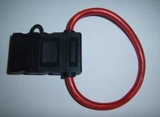 8 AWG Water Resistant MAXI Fuse Holder With Cover + 20 30 40 50 60 80 Free Fuse 