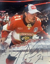 Nick Cousins Autographed 8x10 Photo Florida Panthers Stanley Cup Champion Signed