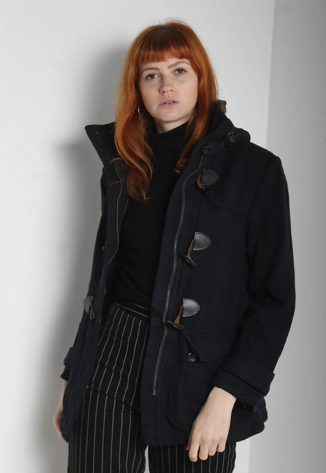 Chaqueta de abrigo de lona Eddie Bauer para mujer - azul - talla pequeña S (W1-N7) Foto 2 de 4