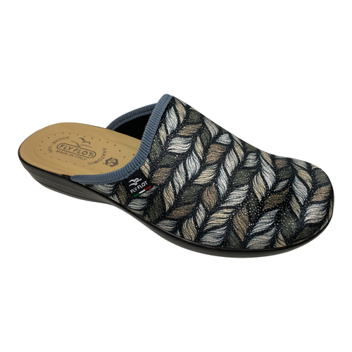 FlyFlot T4 368 FE Blu Pantofole Donna tessuto sottopiede - Vitiello Calzature