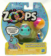 Hasbro Zoops Wacky Zooming Animal Set E6234 Teal Narwhale Twists  Climbs SEALED