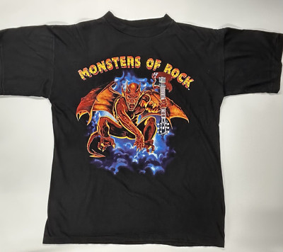 AC/Dc Metallica T-Shirt Original Queensryche Schwarz Crowes Monsters Of Rock