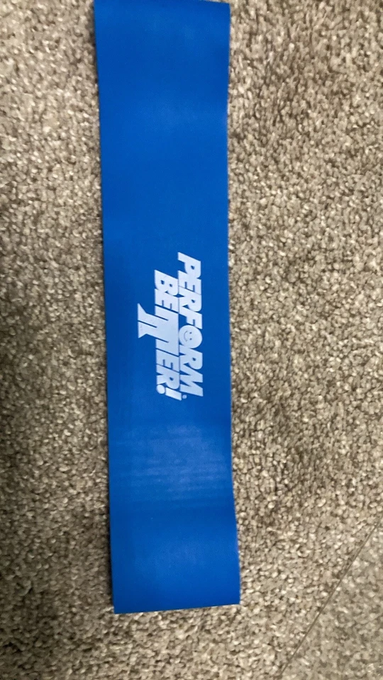 PERFORM BETTER! Perform Better Mini Band Resistance Loop Exercise Band Blue Strength Training