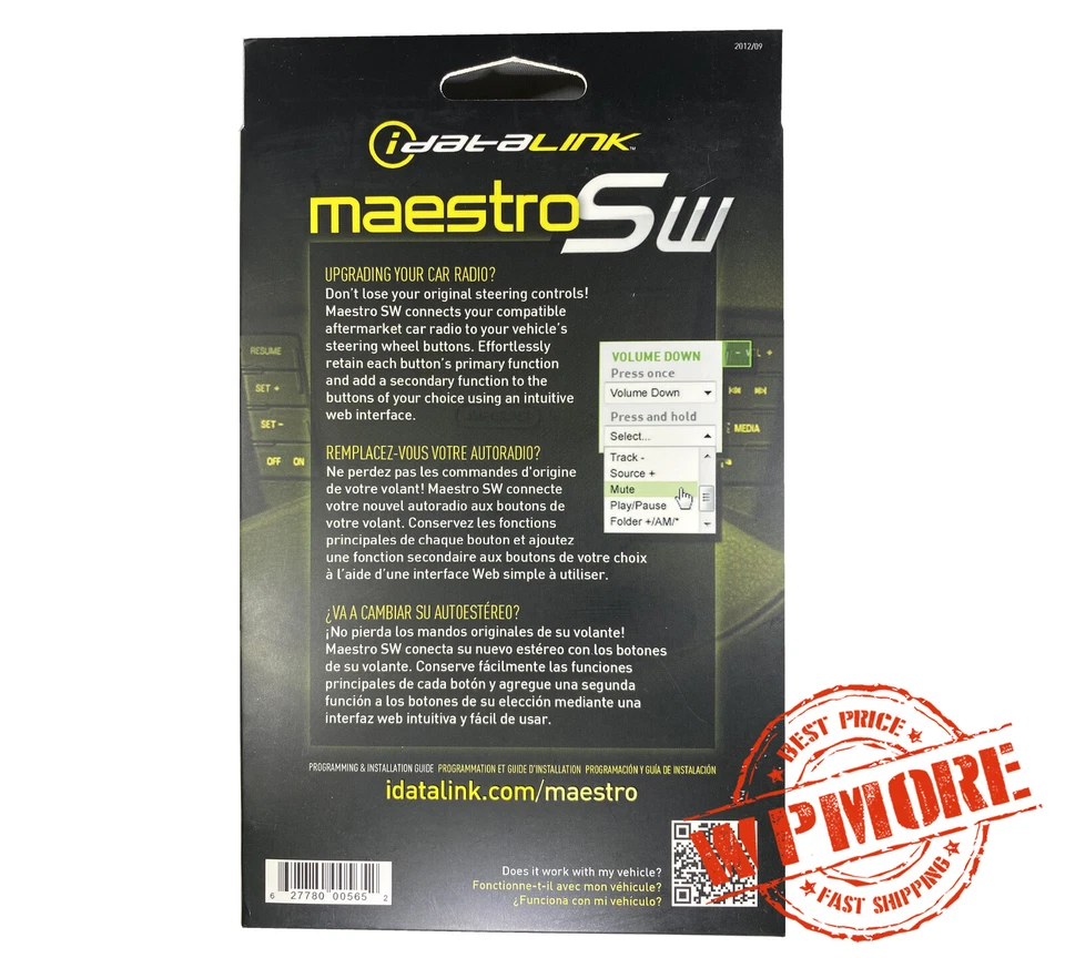 iDatalink Maestro SW ADS-MSW Universal Steering Wheel Control Interface Adapter - Image 3 of 4
