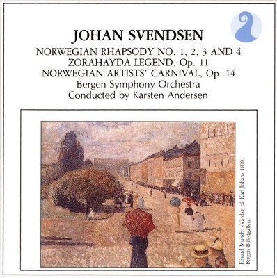 SVENDSEN Norwegian Rhapsody No. 1-4; Karsten Andersen (CD, 1988, Norsk)