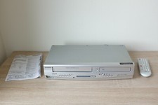 Sylvania DVC845E DVD / VCR Combo VHS Player Recorder, Remote, Manual, Tested