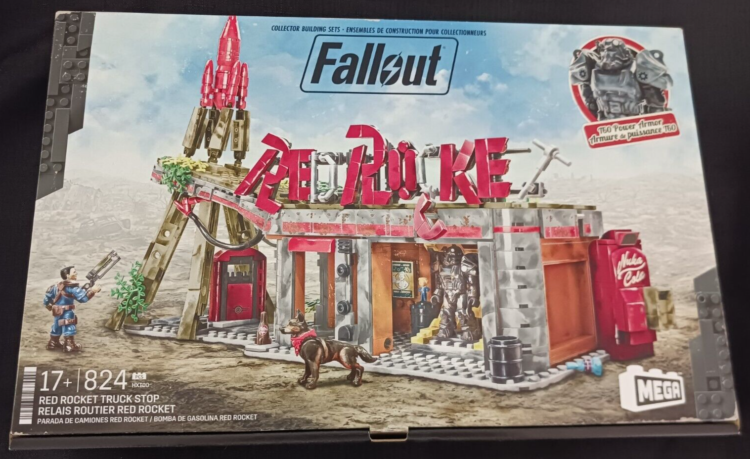 MATTEL NIB RARE Mega Bloks Construx Fallout Red Rocket Truck Stop 2024 ...