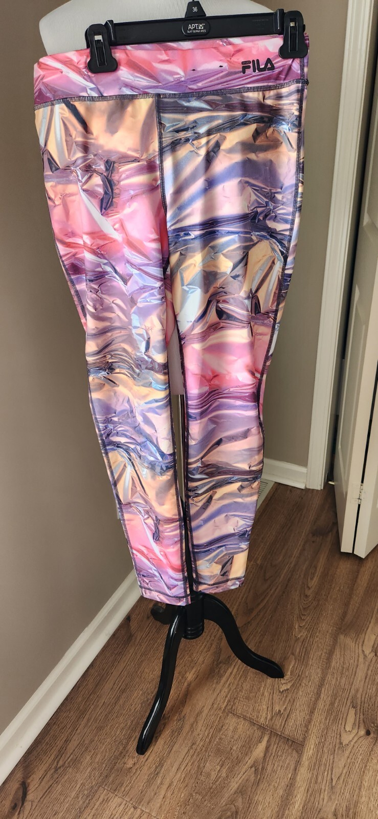 Pantaloni da corsa sportivi FILA M 26 5 leggings con cuciture interne multicolore tempo libero abbigliamento attivo