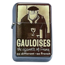 Oil Lighter So French Vintage Cig Ad