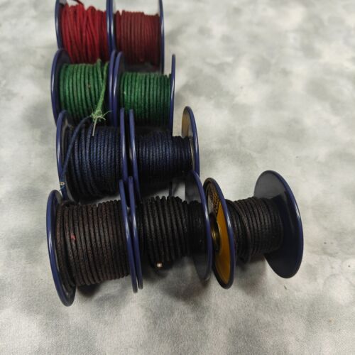 Vintage 25ft Spools Consolidated Silver-Plated Copper Wire 20 AWG Lot - Picture 3 of 6