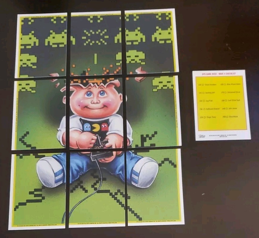 Garbage Pail Kids 2024 TOPPS GAME OVER Complete WAVE FOUR 10 card base ...