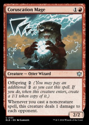 Coruscation Mage - #131- Bloomburrow - CUC NM MTG