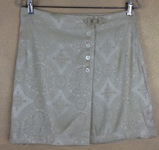 NWT Guess USA Tan Polyester Rayon Blend Wrap Skirt