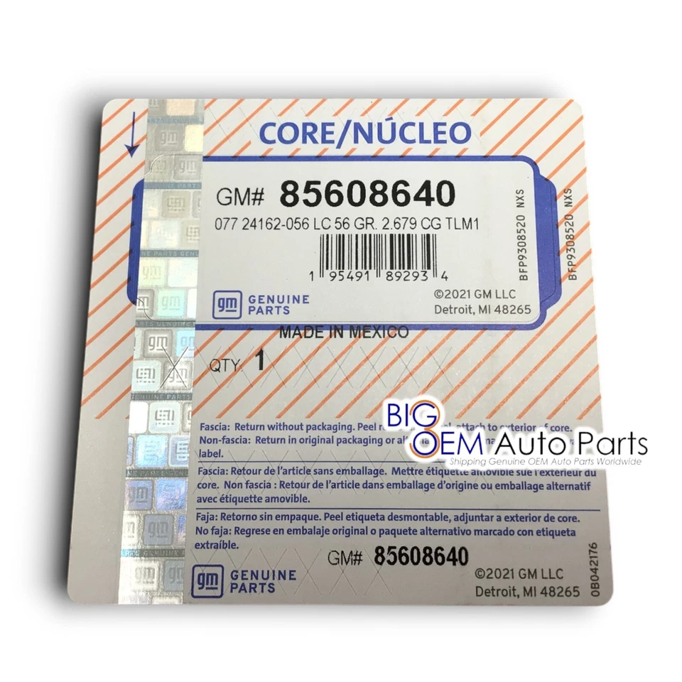 2022 Chevrolet Equinox Passenger Side Outer Rear Tail Lamp Light OEM 185608640 - Image 4 of 4