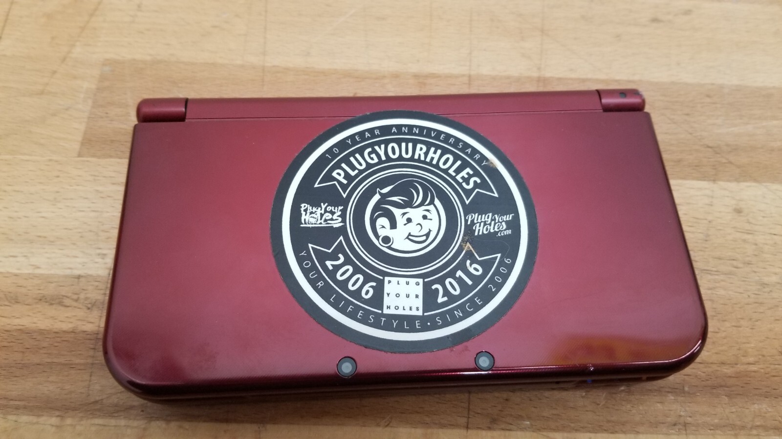 Nintendo New 3DS XL Red Handheld Console Model RED001 Read Below W