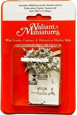 Stardate 3000 Kit# 9067 - Federation Fighters (3 Sprues - 25 ship) Valiant