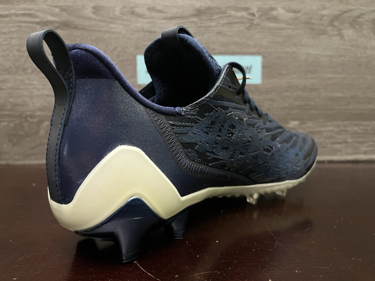 Adidas Adizero 12.0 Size 12.5 Football Cleats Navy Blue White HR1604 Za1 Adidas Adizero 12.0 Football Cleats Navy Blue White HR1604  main image 3