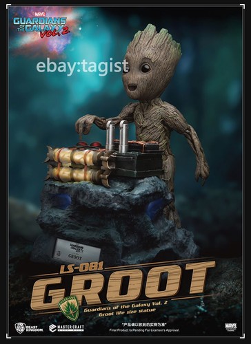 Beast Kingdom Guardians of the Galaxy Groot 1:1 Statue In Stock - Picture 12 of 12