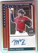 2026 Stars and Stripes Miles Lockridge National Team Signatures /149 Auto