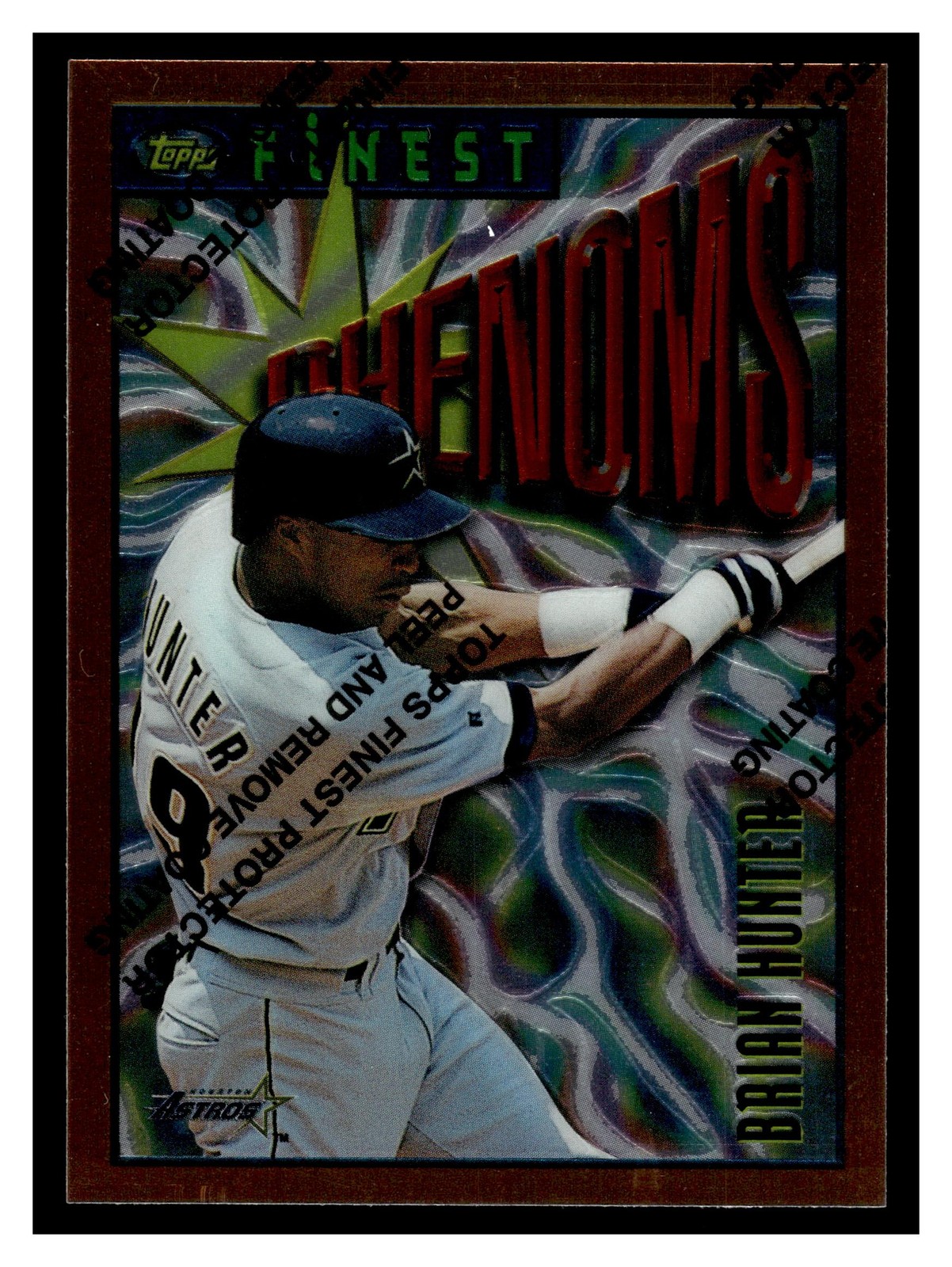 1996 Finest Brian Hunter #75 Houston Astros