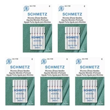 Microtex Sharp Sewing Machine Needles - Quilting & Topstitching Supplies, Siz...