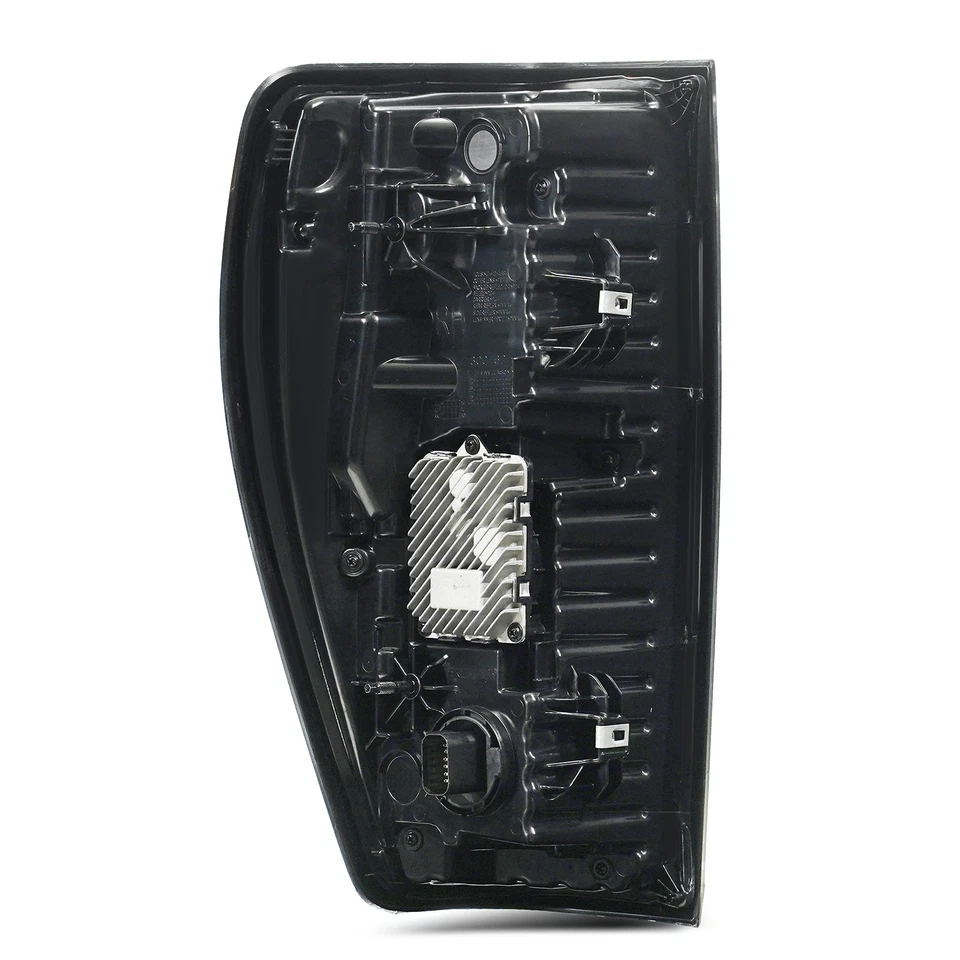 Par de luces traseras LED 2020-2026 GMC SIERRA 2500 3500 bisel negro transparente Foto 4 de 4