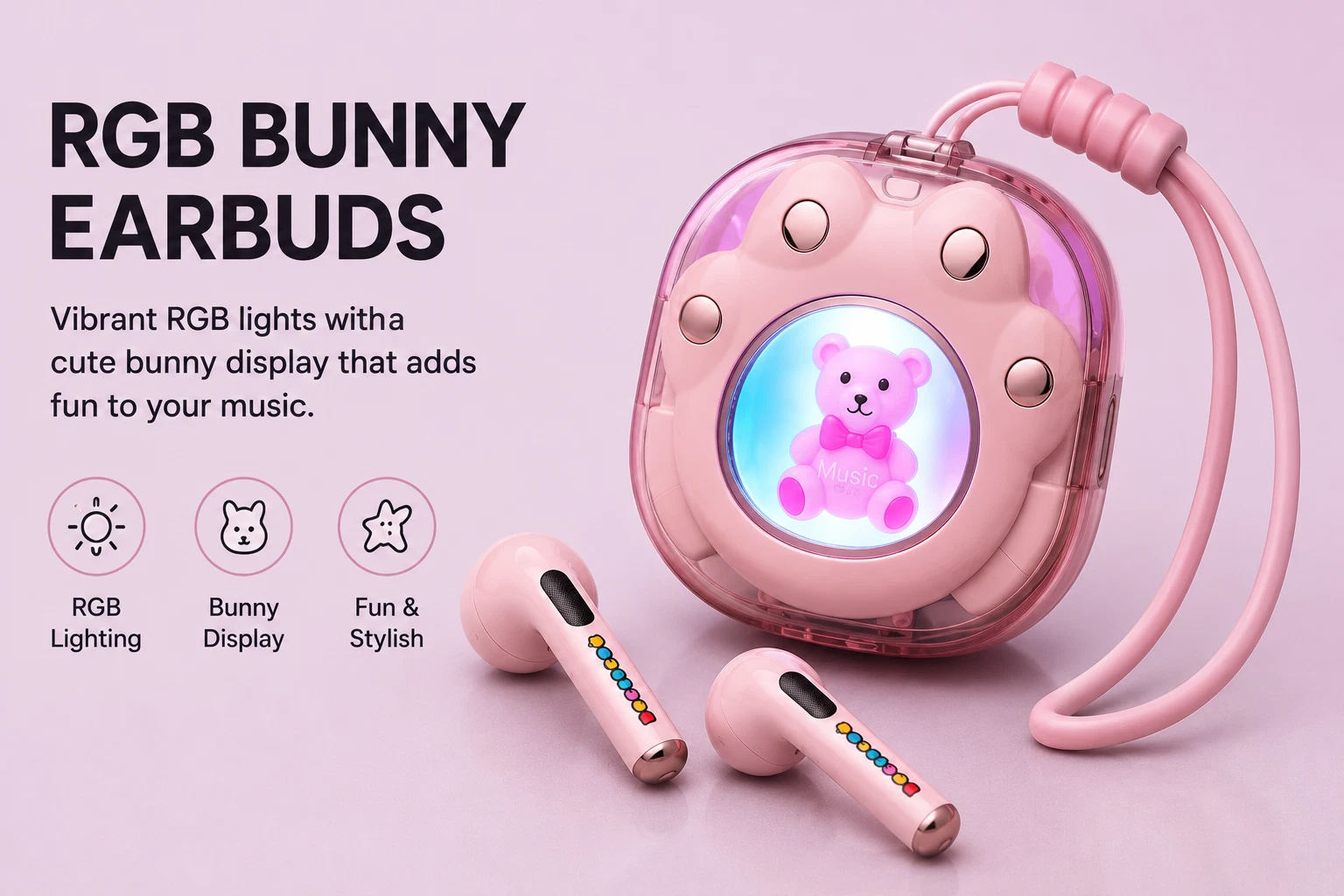 Wireless Bluetooth Earphones In-Ear Airbuds TWS Buds For Samsung Android iPhone - Picture 1 of 7