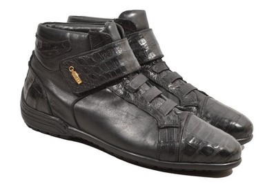 (FREE TARIFF) 2500$ ZILLI Vintage CROCODILE Boots shoes sneakers UK8/US9 auth.