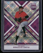 2016 Panini Elite Extra Edition #172 Braulio Ortiz Aspirations Purple #/200