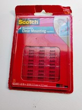 Scotch Removeable Clear Mounting Squares