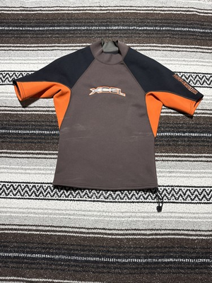 #ad Xcel Xcelerator Ultraflex 1.0 0 5 Short Sleeve Wetsuit Top Large $25.00