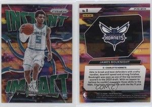 2021-22 Panini Prizm Instant Impact Green Wave James Bouknight #8 Rookie RC