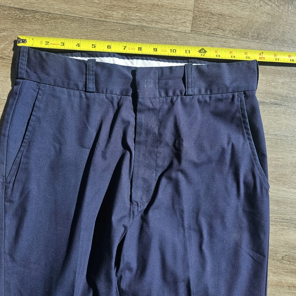 Vintage Big Mac Workwear Mens Sz 33 X 31 Pants Navy Blue USA Made - Image 2 of 4
